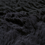 NNEDSZ 200x140cm Floor Rugs Large Shaggy Rug Area Carpet Bedroom Living Room Mat - Black