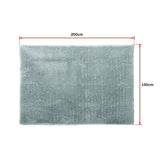NNEDSZ 200x140cm Floor Rugs Large Shaggy Rug Area Carpet Bedroom Living Room Mat - Grey