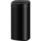 NNEDSZ 68L Motion Sensor Bin Automatic Stainless Steel Kitchen Rubbish Trash - Black