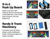 NNEDSZ in 1 Push Up Board Yoga Bands Fitness Workout Train Gym Exercise Pushup Stand