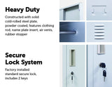 NNEDSZ Lock One-Door Office Gym Shed Clothing Locker Cabinet Grey