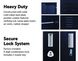 NNEDSZ Combination Lock One-Door Office Gym Shed Clothing Locker Cabinet Black
