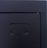 NNEDSZ Combination Lock One-Door Office Gym Shed Clothing Locker Cabinet Black