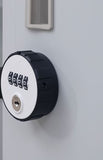 NNEDSZ Combination Lock 2-Door Vertical Locker for Office Gym Shed School Home Storage Grey