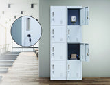 NNEDSZ Lock 4 Door Locker for Office Gym Grey