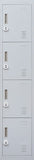 NNEDSZ Combination Lock 4 Door Locker for Office Gym Grey
