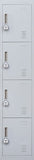 NNEDSZ Combination Lock 4 Door Locker for Office Gym Grey