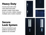 NNEDSZ lock 4 Door Locker for Office Gym Black