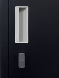 NNEDSZ lock 4 Door Locker for Office Gym Black