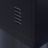 NNEDSZ lock 4 Door Locker for Office Gym Black