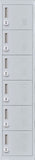 NNEDSZ Combination Lock 6-Door Locker for Office Gym Shed School Home Storage Grey
