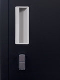 NNEDSZ Lock 6-Door Locker for Office Gym Shed School Home Storage Black