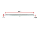 NNEDSZ Bathroom Shower Stainless Steel Grate Drain w/Centre outlet Floor Waste Square Pattern