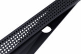 NNEDSZ Bathroom Shower Black Grate Drain w/Centre outlet Floor Waste Square Pattern