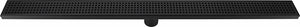 NNEDSZ Bathroom Shower Black Grate Drain w/Centre outlet Floor Waste Square Pattern