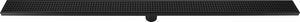NNEDSZ Bathroom Shower Black Grate Drain w/Centre outlet Floor Waste Square Pattern