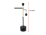 NNEDSZ Standing Punching Bag Speedball Boxing Reflex Training Target Dummy Gym Black