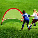 NNEDSZ Portable Kids Soccer Goals Set – 2 Pop Up Soccer Goals, Cones, Goal Carry Bag