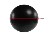 NNEDSZ Static Strength Exercise Stability Ball with Pump
