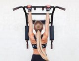 NNEDSZ Duty Wall Mounted Power Station - Knee Raise - Pull Up - Chin Up -Dips Bar