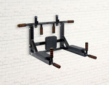 NNEDSZ Duty Wall Mounted Power Station - Knee Raise - Pull Up - Chin Up -Dips Bar