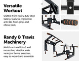 NNEDSZ Duty Wall Mounted Power Station - Knee Raise - Pull Up - Chin Up -Dips Bar