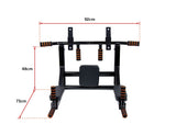 NNEDSZ Duty Wall Mounted Power Station - Knee Raise - Pull Up - Chin Up -Dips Bar