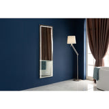 NNEDSZ LED Full Length Mirror Standing Floor Makeup Wall Light Mirror 1.6M