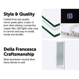 NNEDSZ LED Full Length Mirror Standing Floor Makeup Wall Light Mirror 1.6M