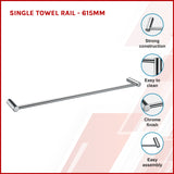 NNEDSZ Single Towel Rail - 615mm