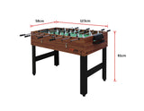 NNEDSZ 4FT 3-in-1 Games Foosball Soccer Hockey Pool Table Table