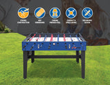 NNEDSZ 4FT 12-in-1 Combo Games Tables Foosball Soccer Basketball Hockey Pool Table Tennis