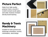 NNEDSZ Frames Collage Black A3 Picture Frame Wall Set Home Decor 3PCS