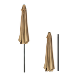 NNEDSZ 9FT Patio Umbrella Outdoor Garden Table Umbrella with 8 Sturdy Ribs