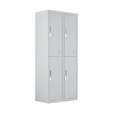 NNEDSZ Four-Door Office Gym Shed Storage Locker