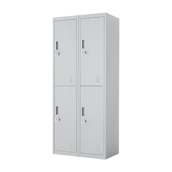 NNEDSZ Four-Door Office Gym Shed Storage Locker