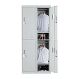 NNEDSZ Four-Door Office Gym Shed Storage Locker