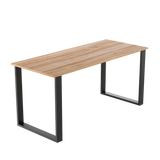 NNEDSZ Rectangular Shaped Table Bench Desk Legs Retro Industrial Design Fully Welded - Black