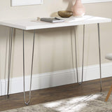 NNEDSZ Set of 4 Chrome Retro Hairpin Table Legs 12mm Steel Bench Desk - 71cm