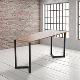 NNEDSZ V Shaped Table Bench Desk Legs Retro Industrial Design Fully Welded - Black