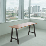 NNEDSZ 2x Rustic Dining Table Legs Steel Industrial  71cm - Black