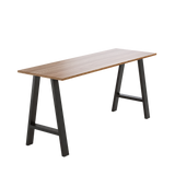 NNEDSZ 2x Rustic Dining Table Legs Steel Industrial  71cm - Black