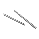 NNEDSZ Stainless Steel DIY Rope Balustrade Kit 3.2mm Swage 2 x Lag Screw Term - 10 pack