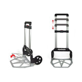 NNEDSZ 150KG Portable Cart Folding Dolly Push Truck Hand Collapsible Luggage Trolley