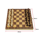NNEDSZ Chess Board Games Folding Large Chess Wooden Chessboard Set Wood Toy Gift
