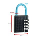 NNEDSZ X2 Combination Padlock 4-Digit Outdoor Weatherproof Security School Lock Travel
