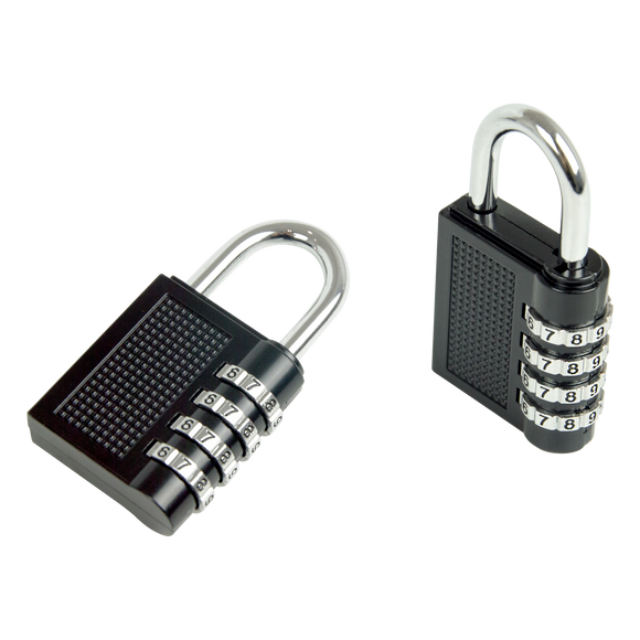 NNEDSZ X2 Combination Padlock 4-Digit Outdoor Weatherproof Security School Lock Travel