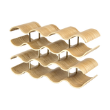 NNEDSZ Wooden Wave Wine Rack/Creative Home Grape Wine Holder Shelf Cabinet/Bottle Rack