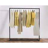 NNEDSZ Commercial Clothing Garment Rack Retail Shop Black