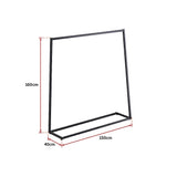 NNEDSZ Commercial Clothing Garment Rack Retail Shop Black